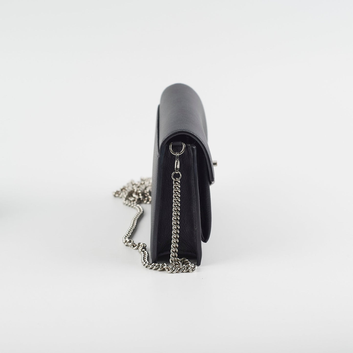 Louis Vuitton MyLockme Chain Pochette Calfskin Black