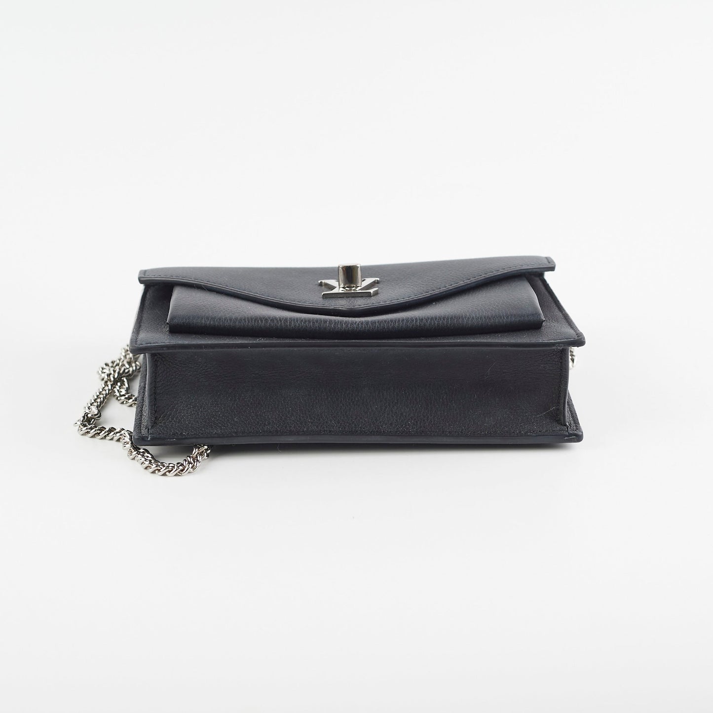 Louis Vuitton MyLockme Chain Pochette Calfskin Black