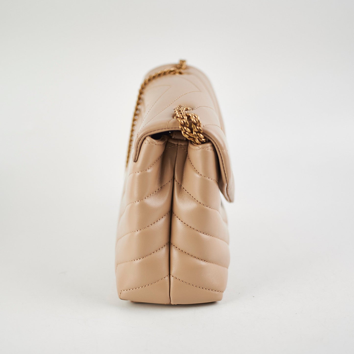 Saint Laurent Lou Beige Handbag Beige