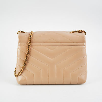Saint Laurent Lou Beige Handbag Beige