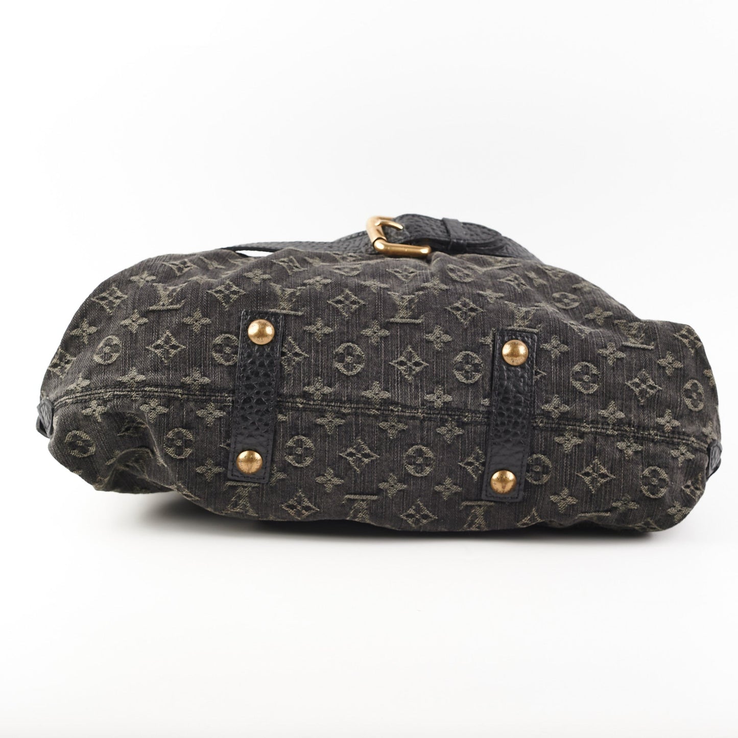 Louis Vuitton Denim Neo Cabby GM Bag Black Monogram
