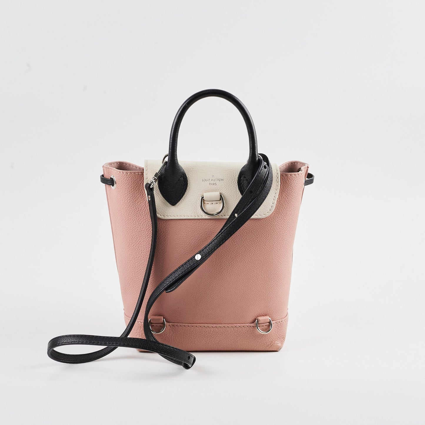 Louis Vuitton Lock Me Backpack Light pink/cream
