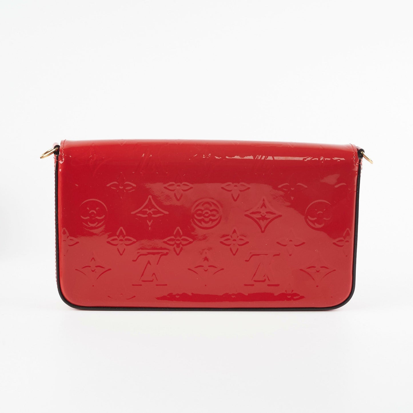 Louis Vuitton Red Monogram Vernis Pochette Felicie