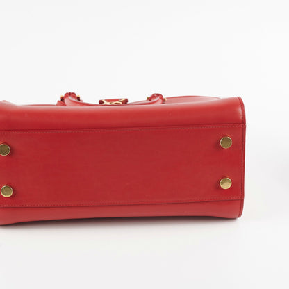 Saint Laurent Luxury Leather Red Handbag Style 12