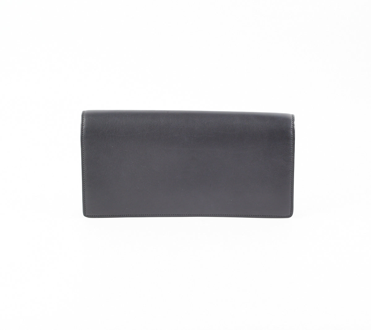 Saint Laurent Luxury Leather Black Clutch