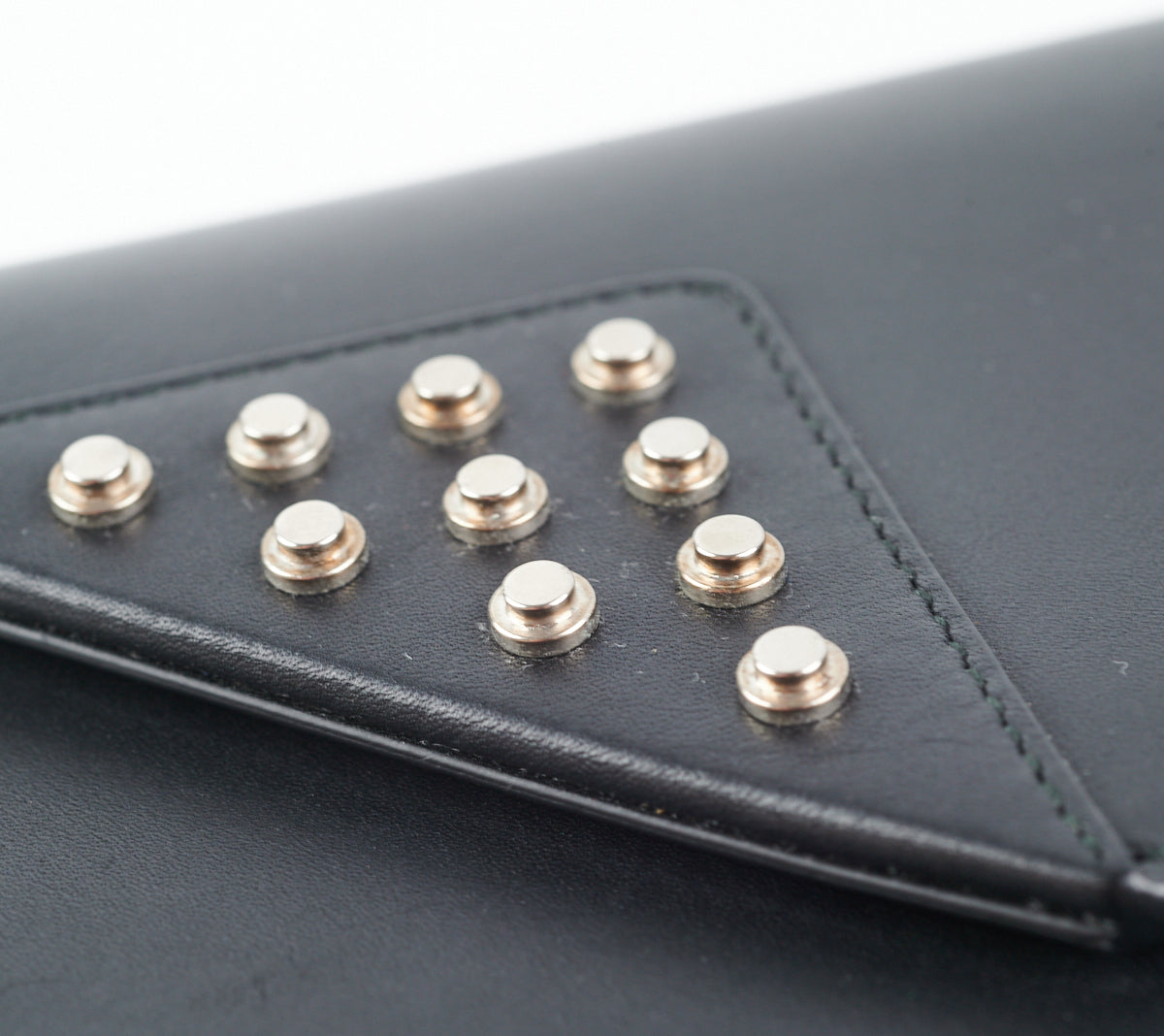 Saint Laurent Luxury Leather Black Clutch