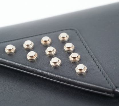 Saint Laurent Luxury Leather Black Clutch