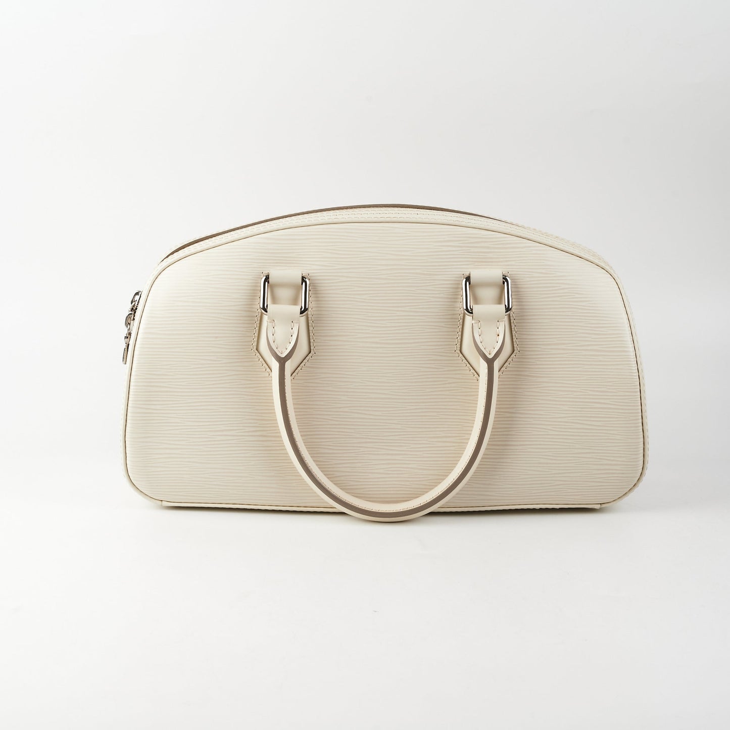 Louis Vuitton Jasmine Boston Epi White Bag