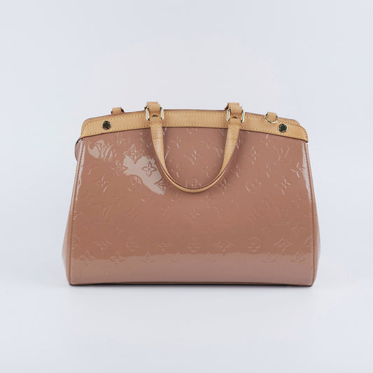 Louis Vuitton Brea Vernis Beige MM Bag