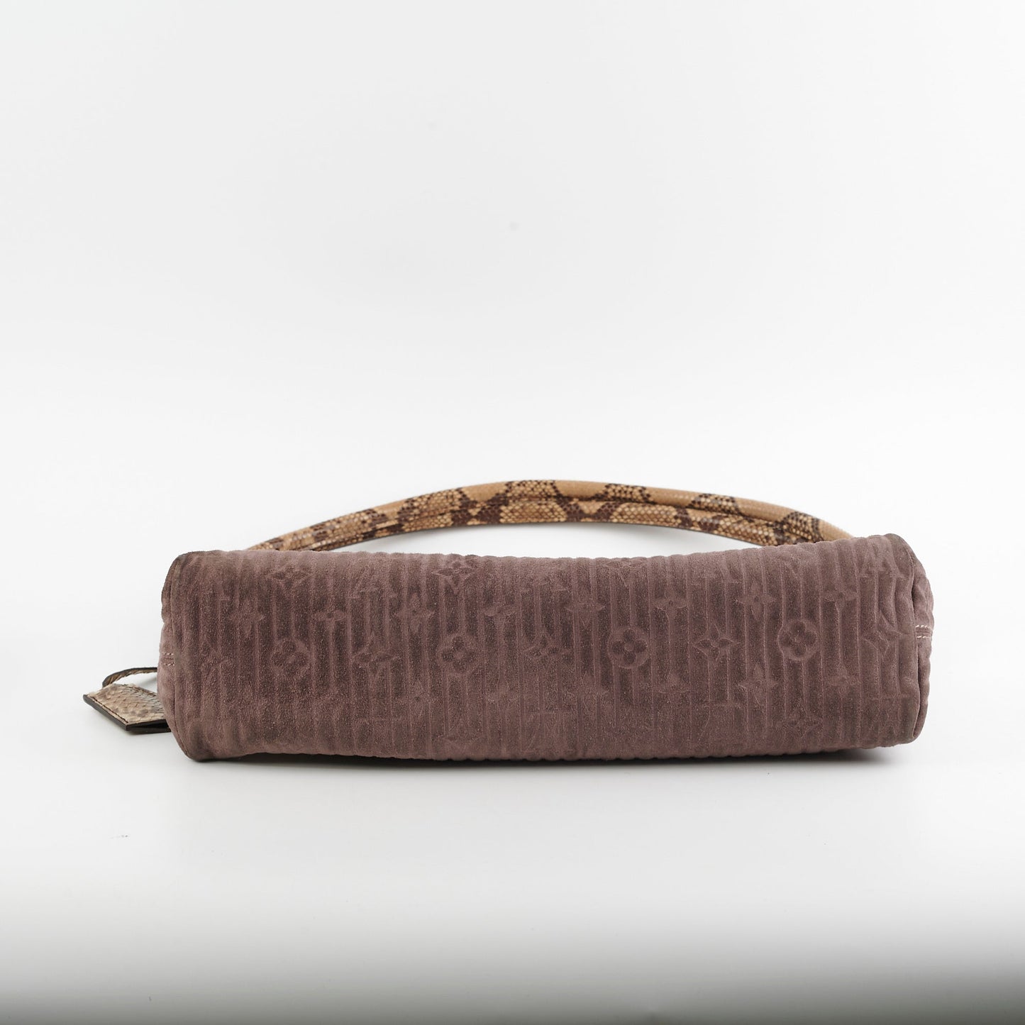 Louis Vuitton Monogram Suede Python Whisper Bag