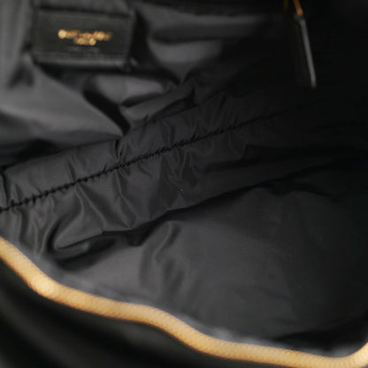 Saint Laurent Gloria Quilted Nylon Tote Black