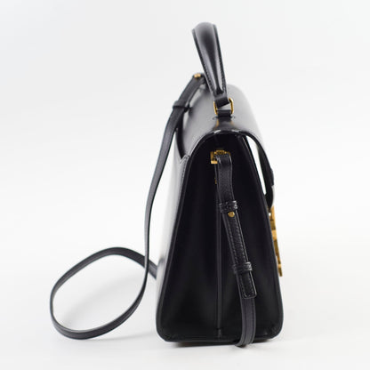 Saint Laurent Medium Cassandra Bag Black