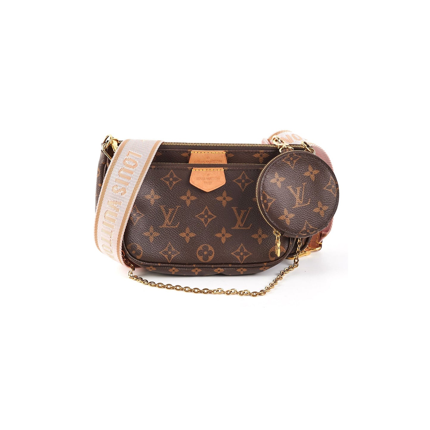 Louis Vuitton Multi Pochette Monogram Pink