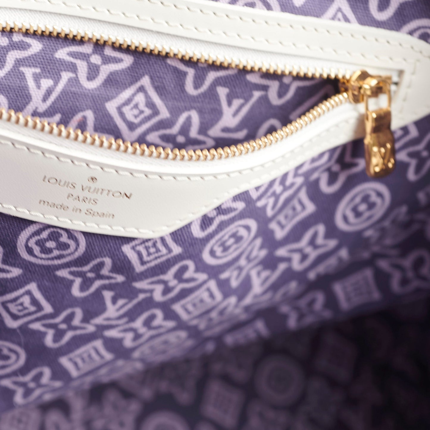 Louis Vuitton Tahitienne Cabas Purple Monogram Tote