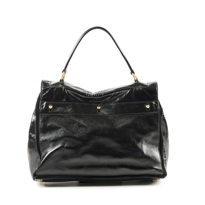 Saint Laurent Suede Black Handbag