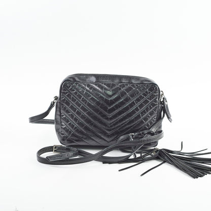 Saint Laurent Lou Black Crossbody Style 7