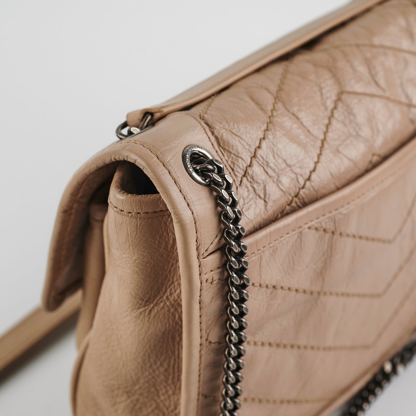 Saint Laurent Niki Brown Shoulder Bag