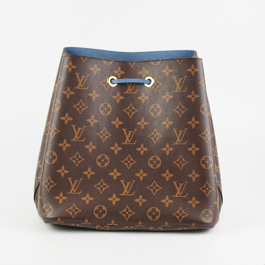 Louis Vuitton Neo Noe Blue Monogram Bag