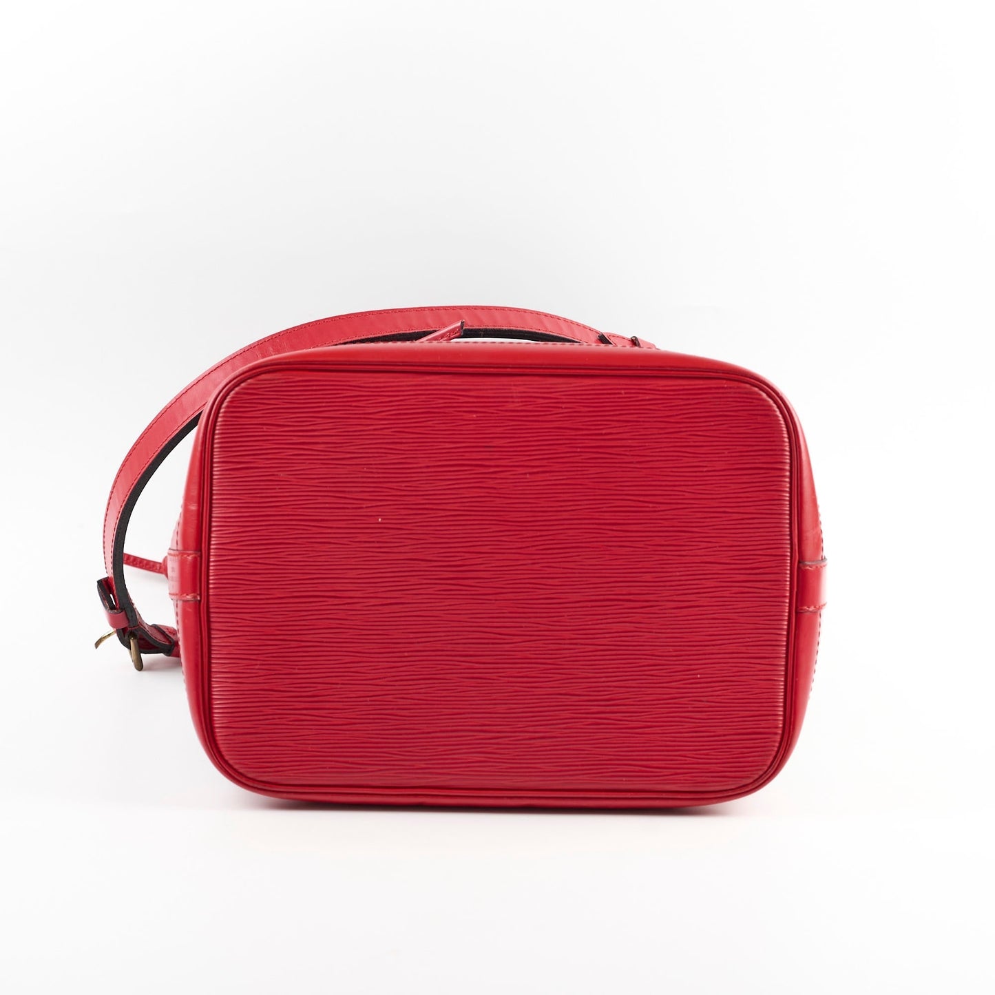 Louis Vuitton Bucket Bag Black / Red Epi Leather