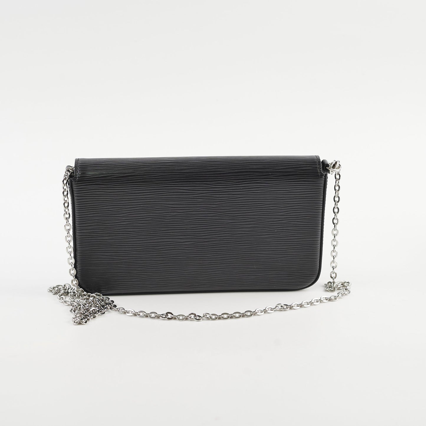 Louis Vuitton Pochette Felicie Black Epi Crossbody Bag