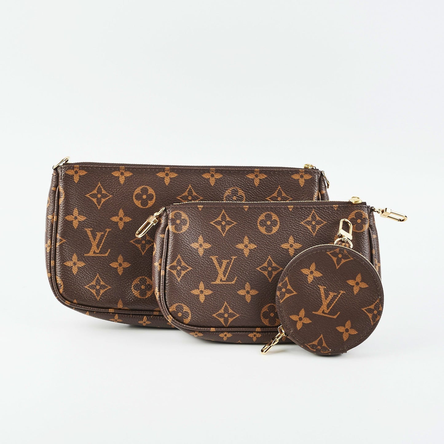 Louis Vuitton Multi Pochette Monogram Pink Bag