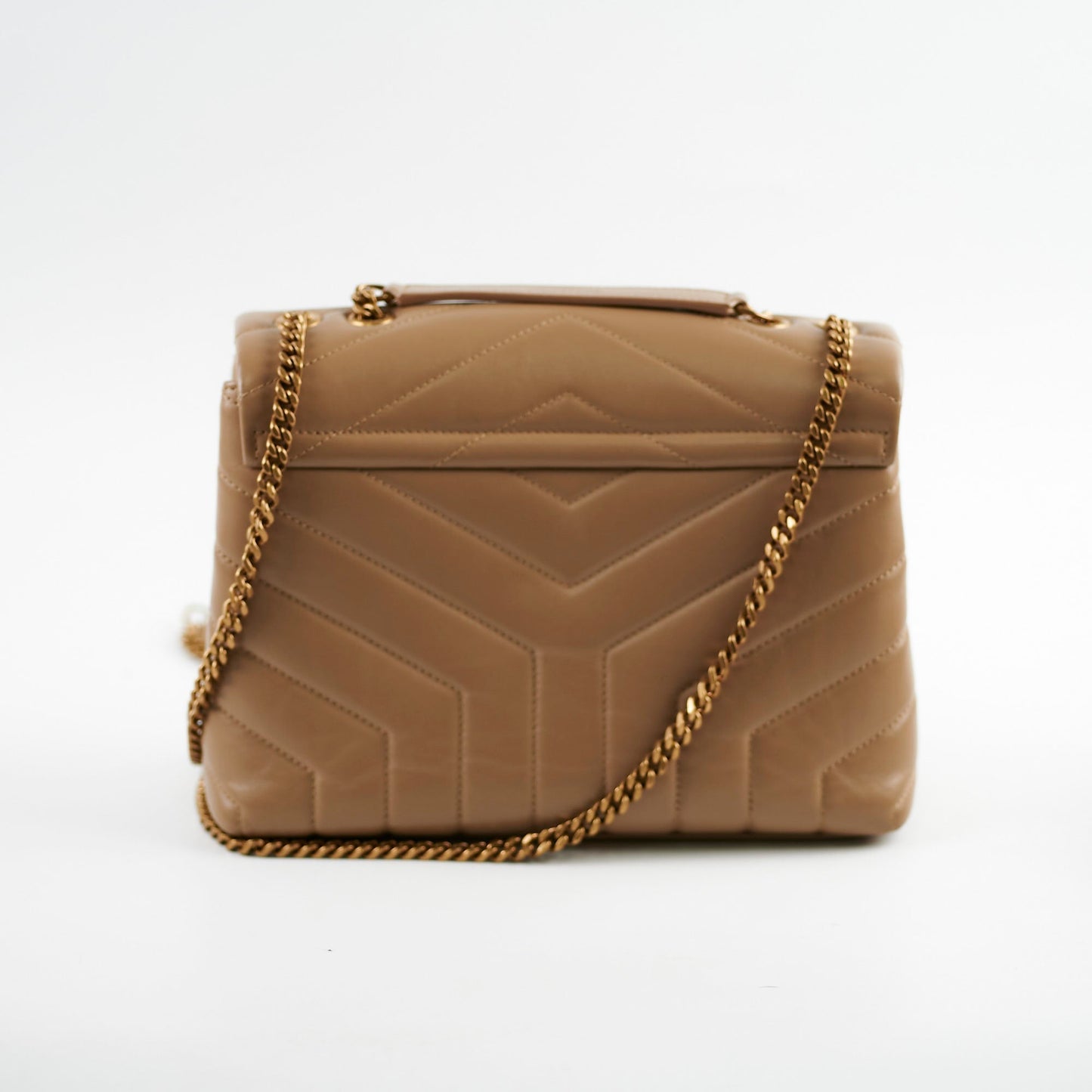 Saint Laurent Lou Beige Handbag Style 2