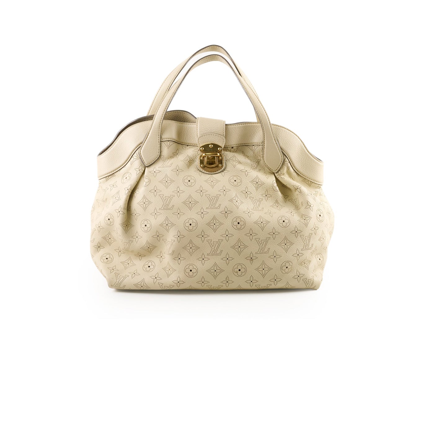 Louis Vuitton Mahina Leather Top Handle Bag