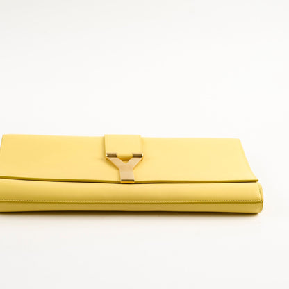 Saint Laurent Luxury Leather Red Clutch Style 3