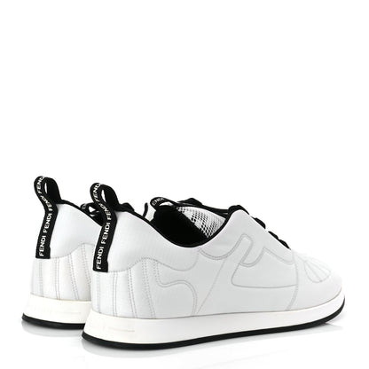 Fendi Nylon FFreedom Sneakers 41 White
