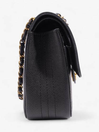 Chanel Classic Double Flap Black Caviar Leather Medium