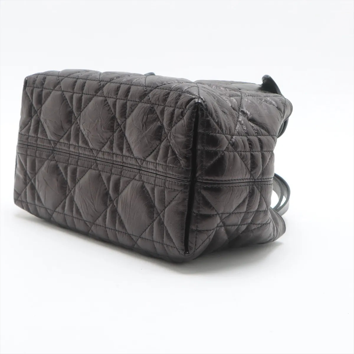 Christian Dior Black Macrocannage Leather Small Toujours Bag [Clearance Sale]