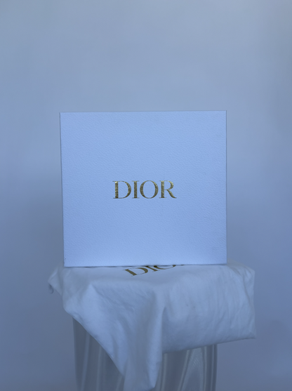 Dior Beige Leather Medium Bobby Shoulder Bag - Full Set