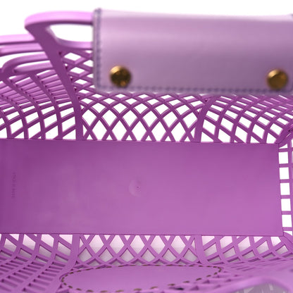 Fendi Recycled Plastic Vitello Liberty Matte Medium Fendi Basket Violetta