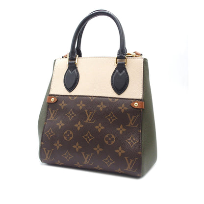 Brown Louis Vuitton Monogram Fold Tote PM Satchel