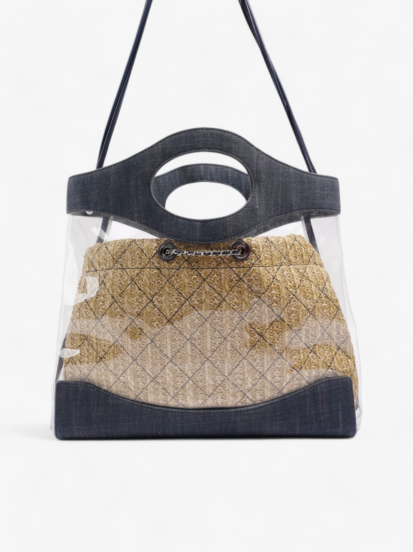 Chanel Luxury Leather Silver Handbag Style 3