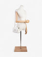 Chanel Coco Top Handle White Caviar Leather Mini