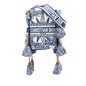 Blue Dior Canvas Embroidered Reve D Infini D Bubble Bucket Bag