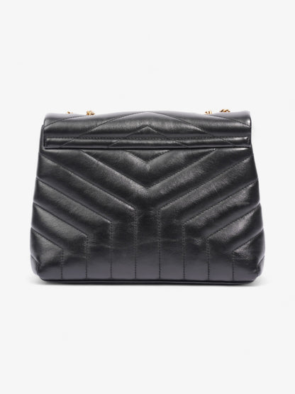 Saint Laurent Loulou Black Calfskin Leather Small