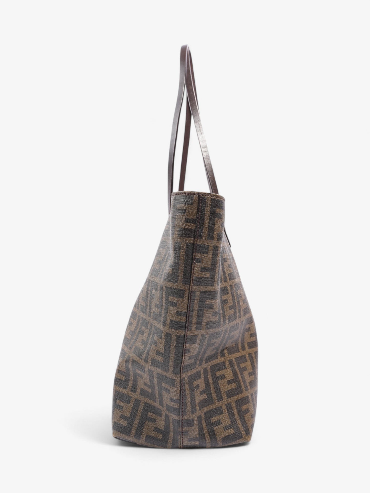 Fendi Roll Canvas Black Tote Bag Canvas