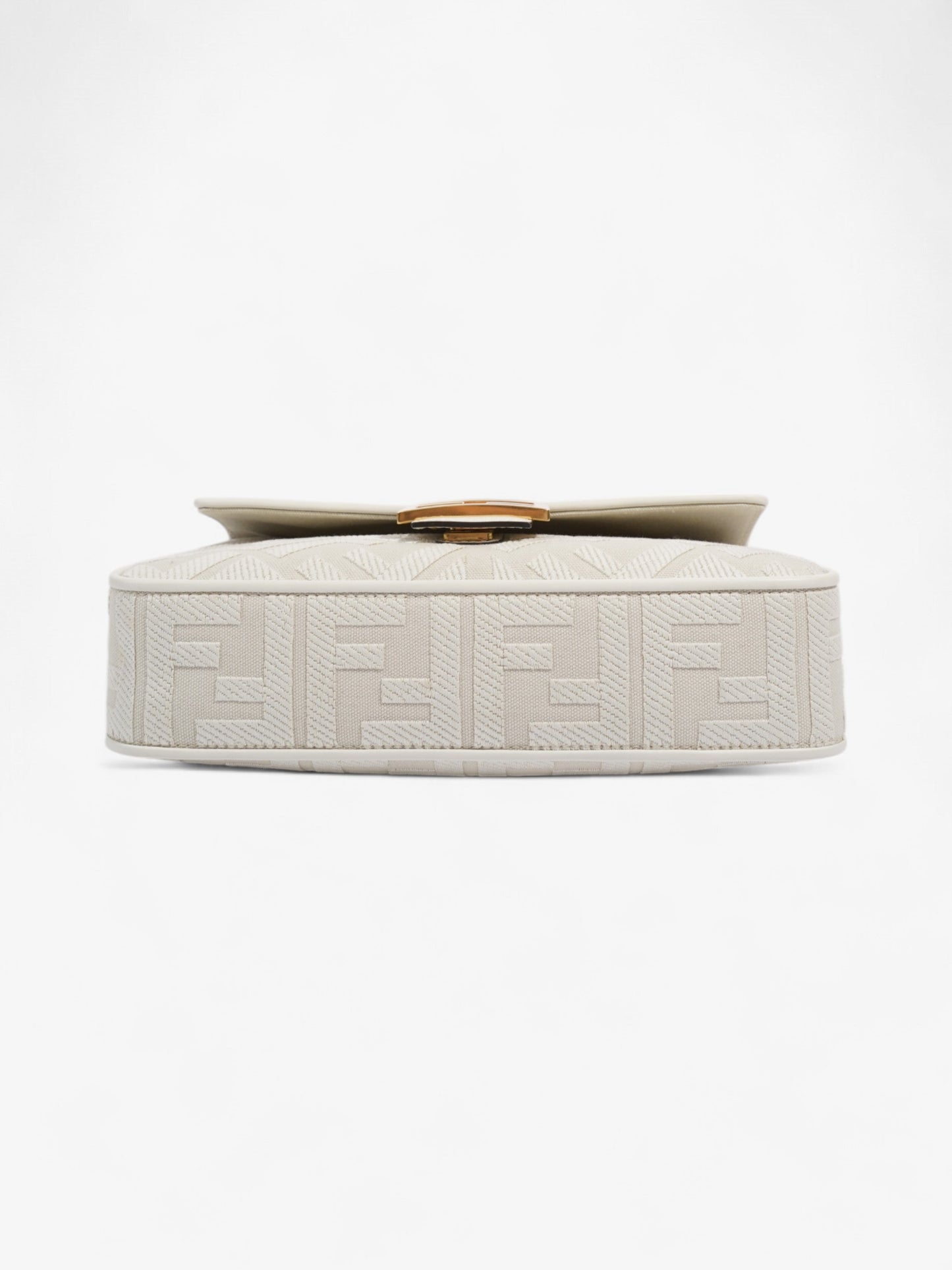 Fendi Baguette White Shoulder Bag