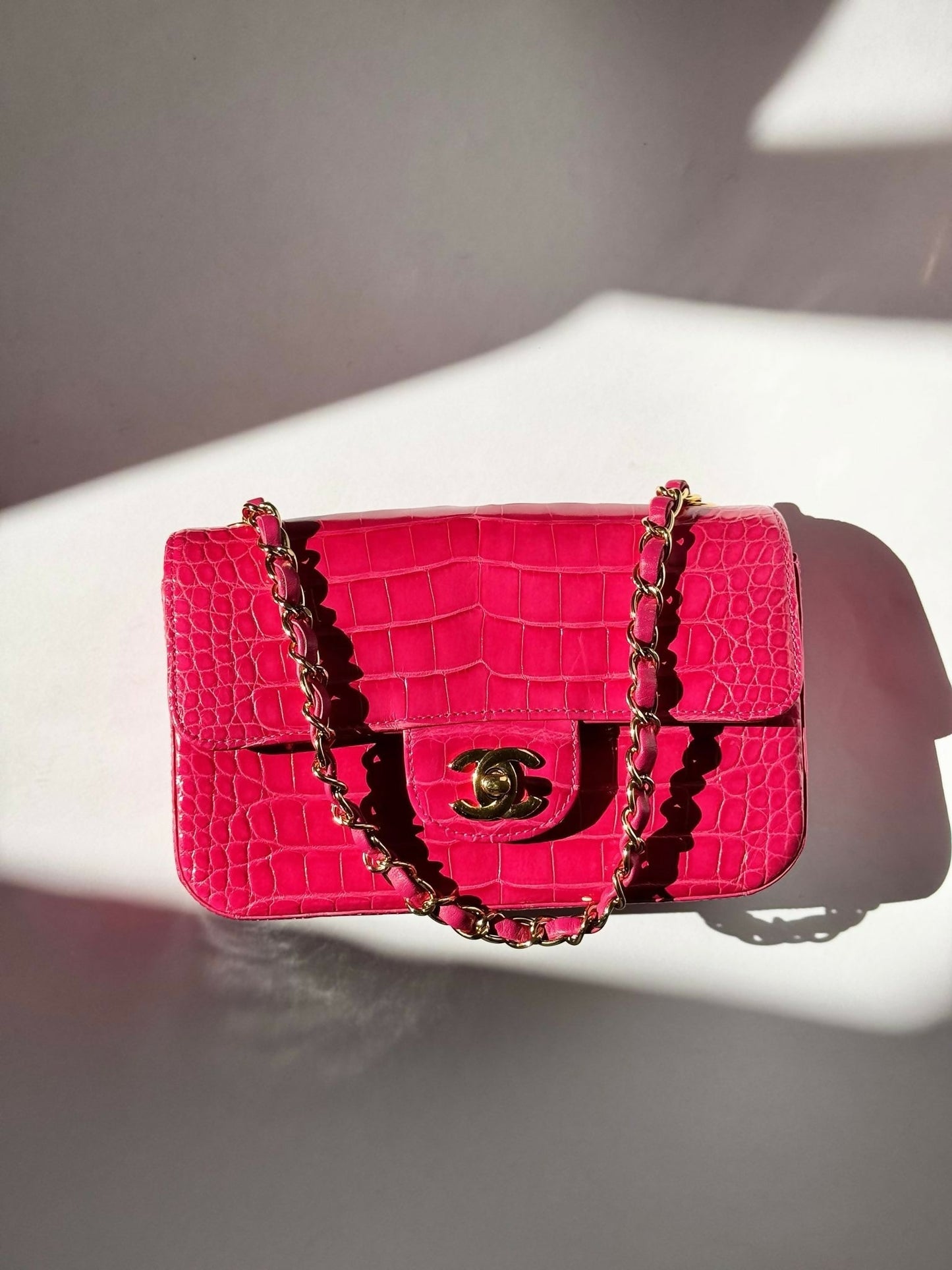 Chanel Mini Crocodile Flap Bag