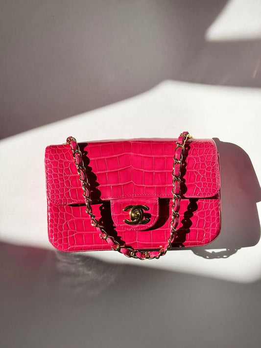 Chanel Mini Crocodile Flap Bag