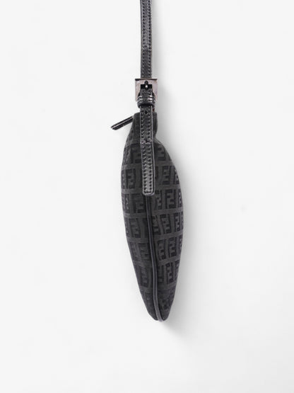 Fendi Canvas Black Shoulder Bag Canvas