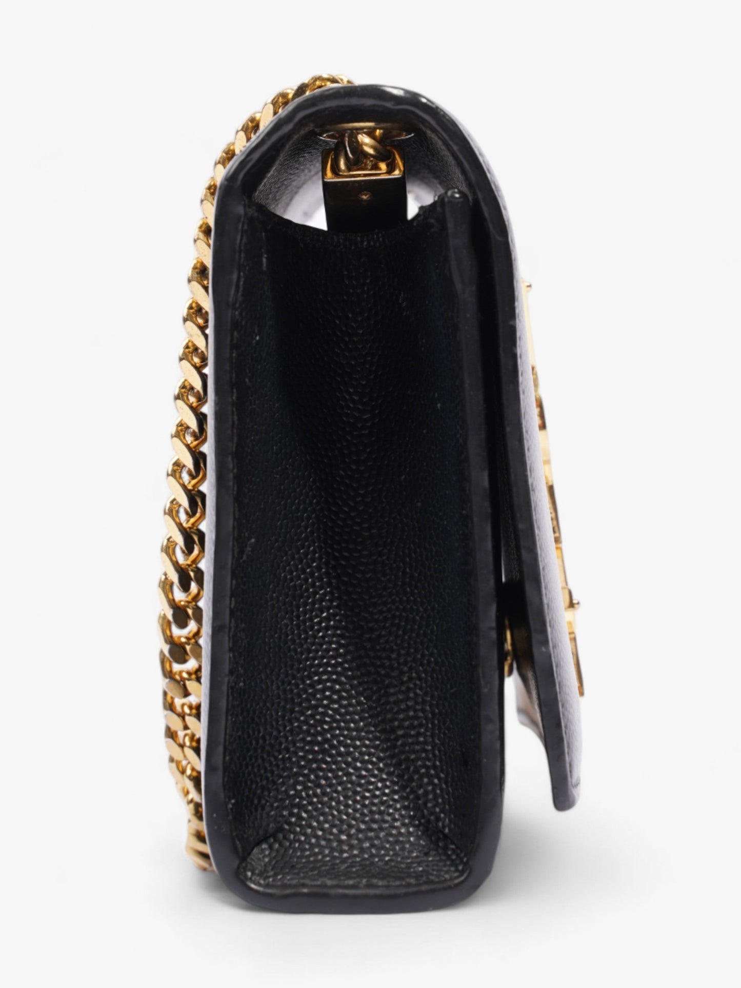 Saint Laurent Kate Leather Black Shoulder Bag Style 19