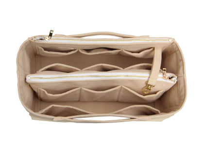 [Fendi Peekaboo X-Lite Large] Velvet Bag Organizer - Customized Purse Insert, Tote Liner Protector, Handbag Organizer (Type Q)