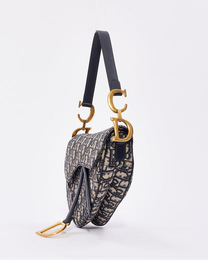Dior Leather Canvas Handbag
