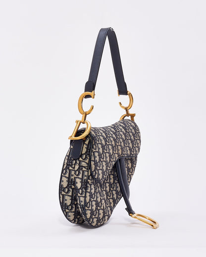 Dior Leather Canvas Handbag