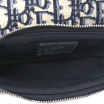 Christian Dior Oblique Arm Pouch Blue