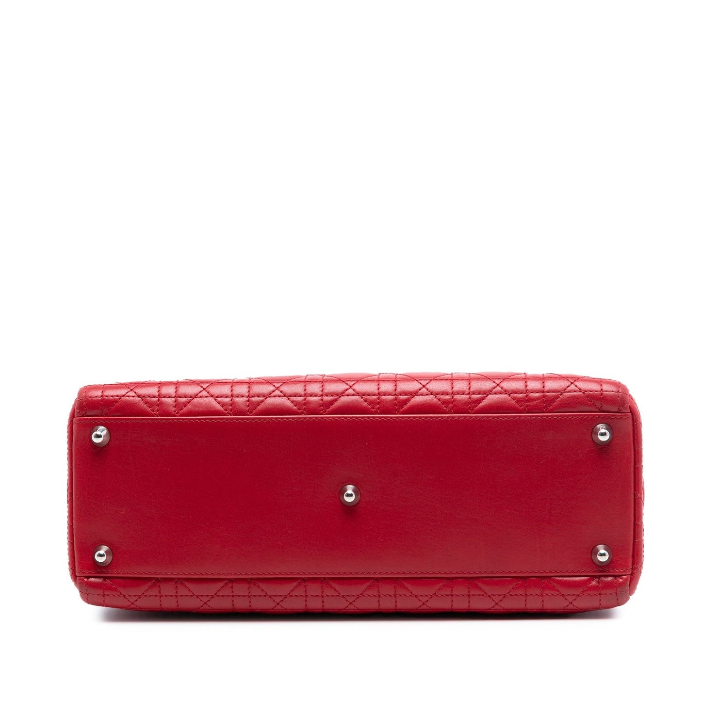 Dior Lady Dior Cannage Red Handbag Style 6