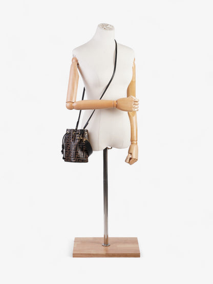 Fendi Mon Tresor Calfskin Black Handbag